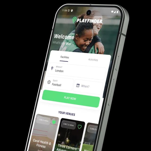 Playfinder mockup